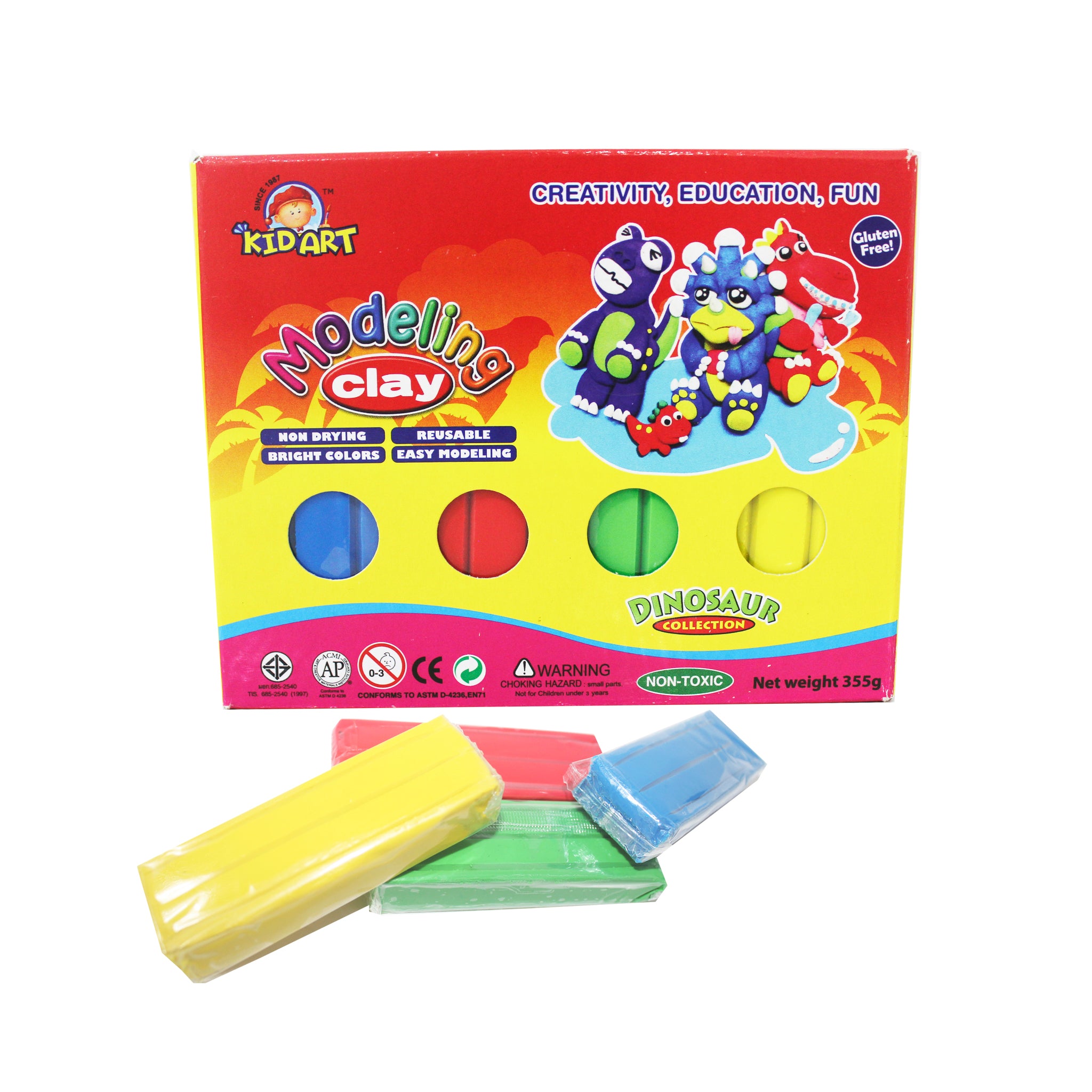 Plastilina 4 Colores 355G