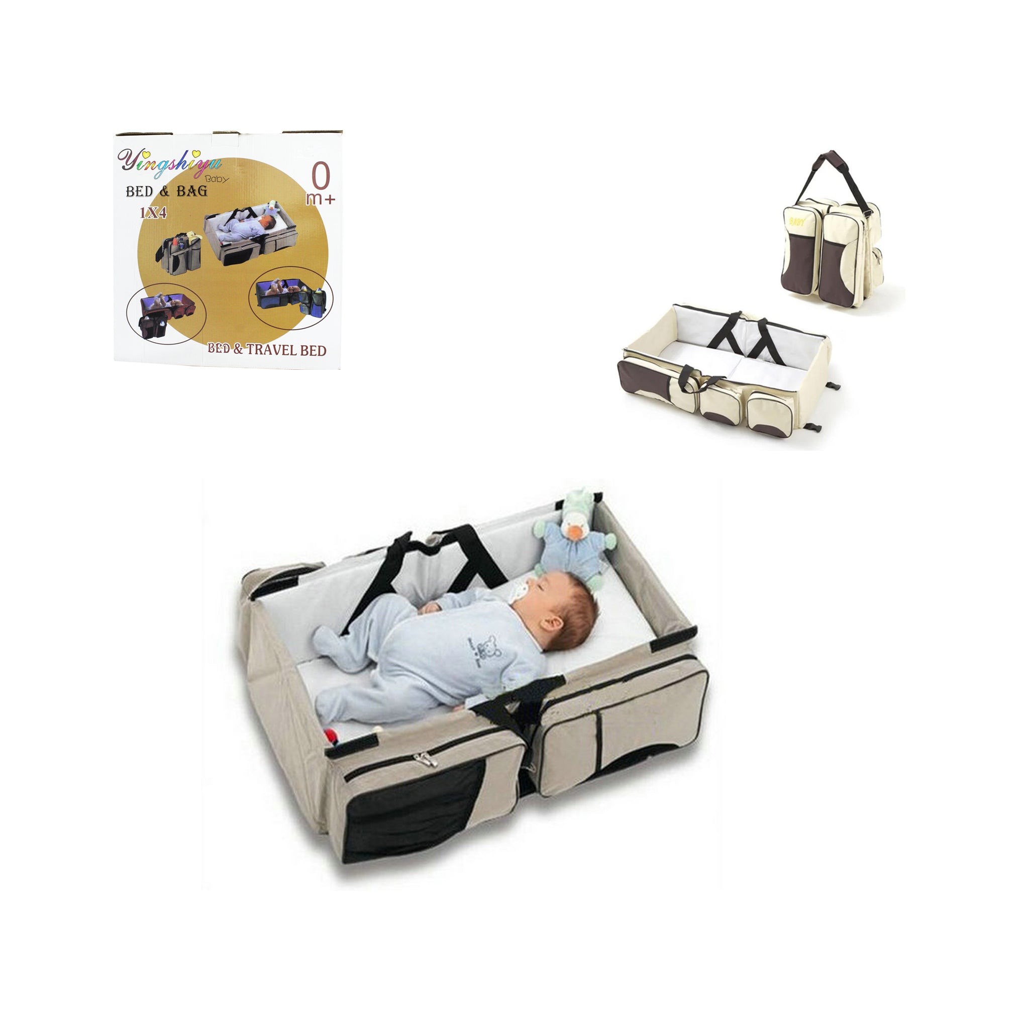 Bolsa/ Pañalera Y Cama 2 EN 1