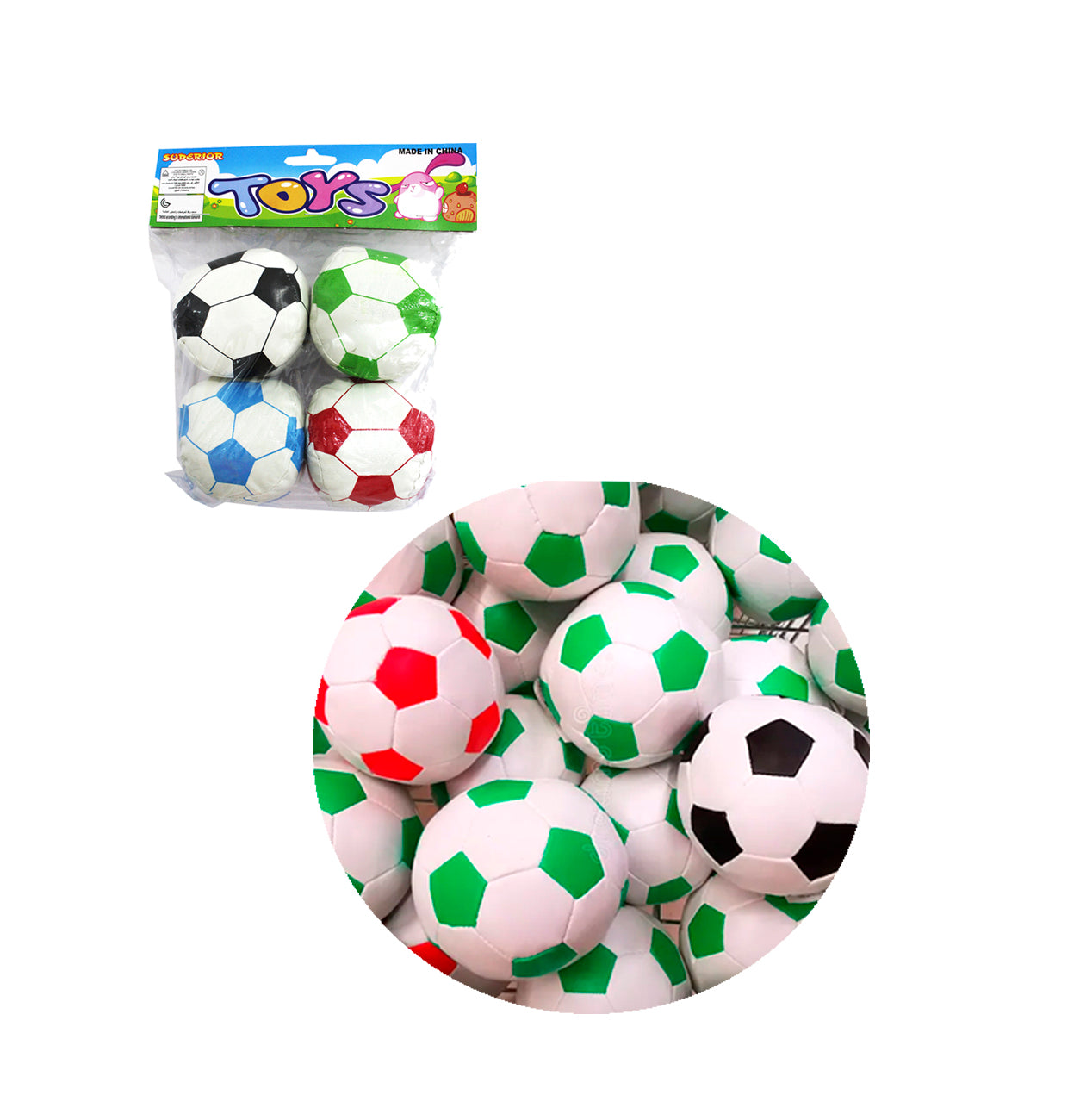 Pelotas De Futbol Suaves 4PCS