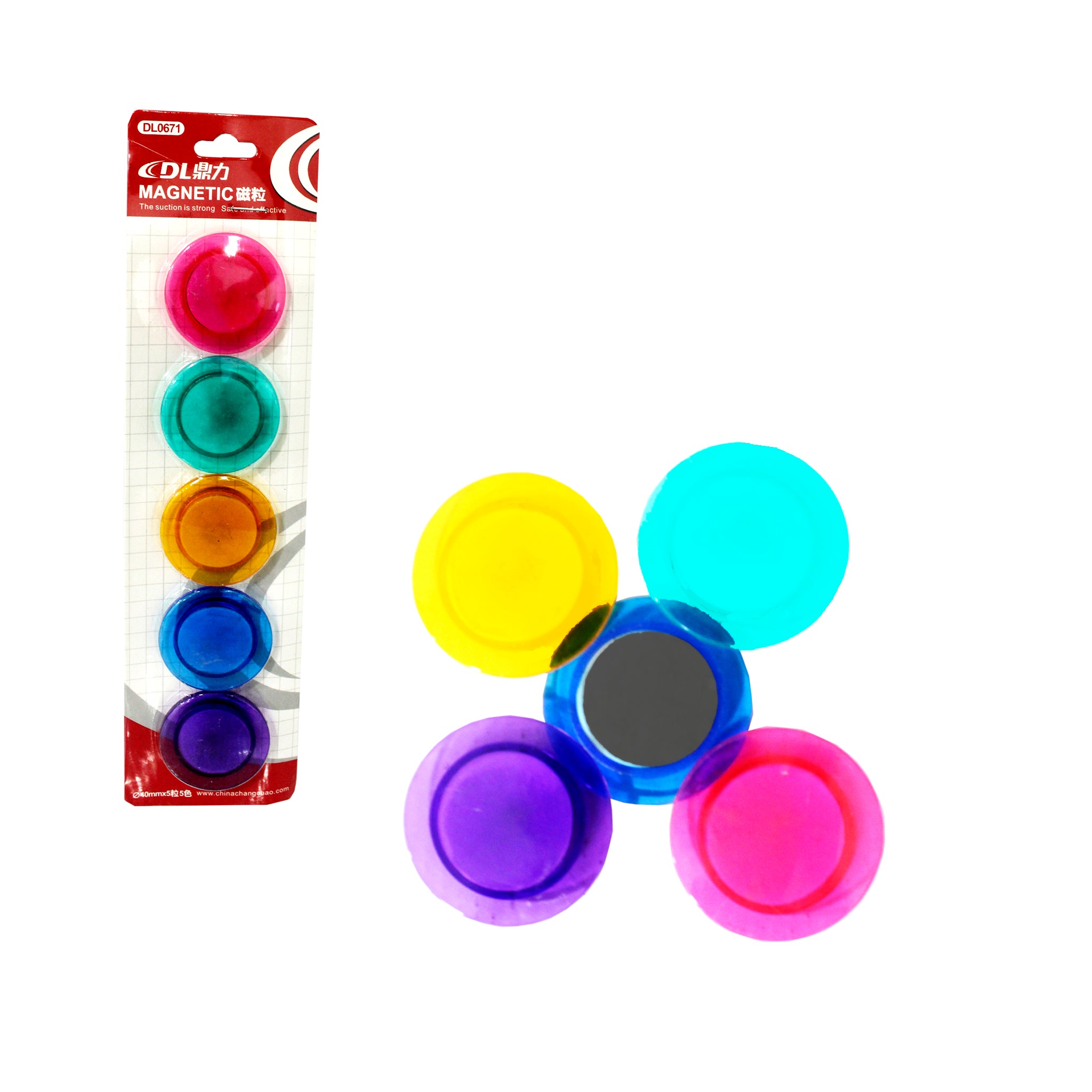 Imanes Redondo De Colores 5PCS