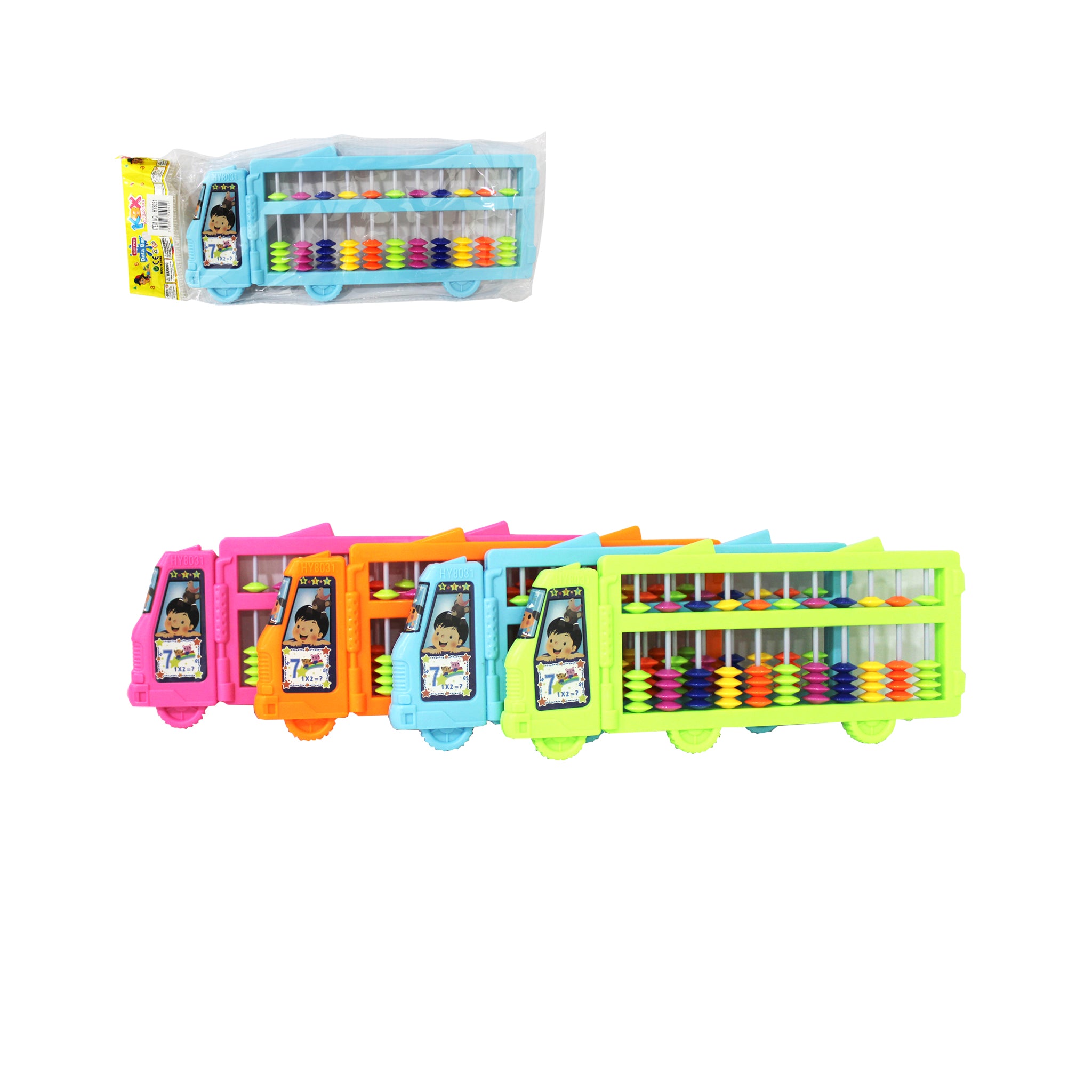 Abaco Con Forma (Carro) Colores Surtidos