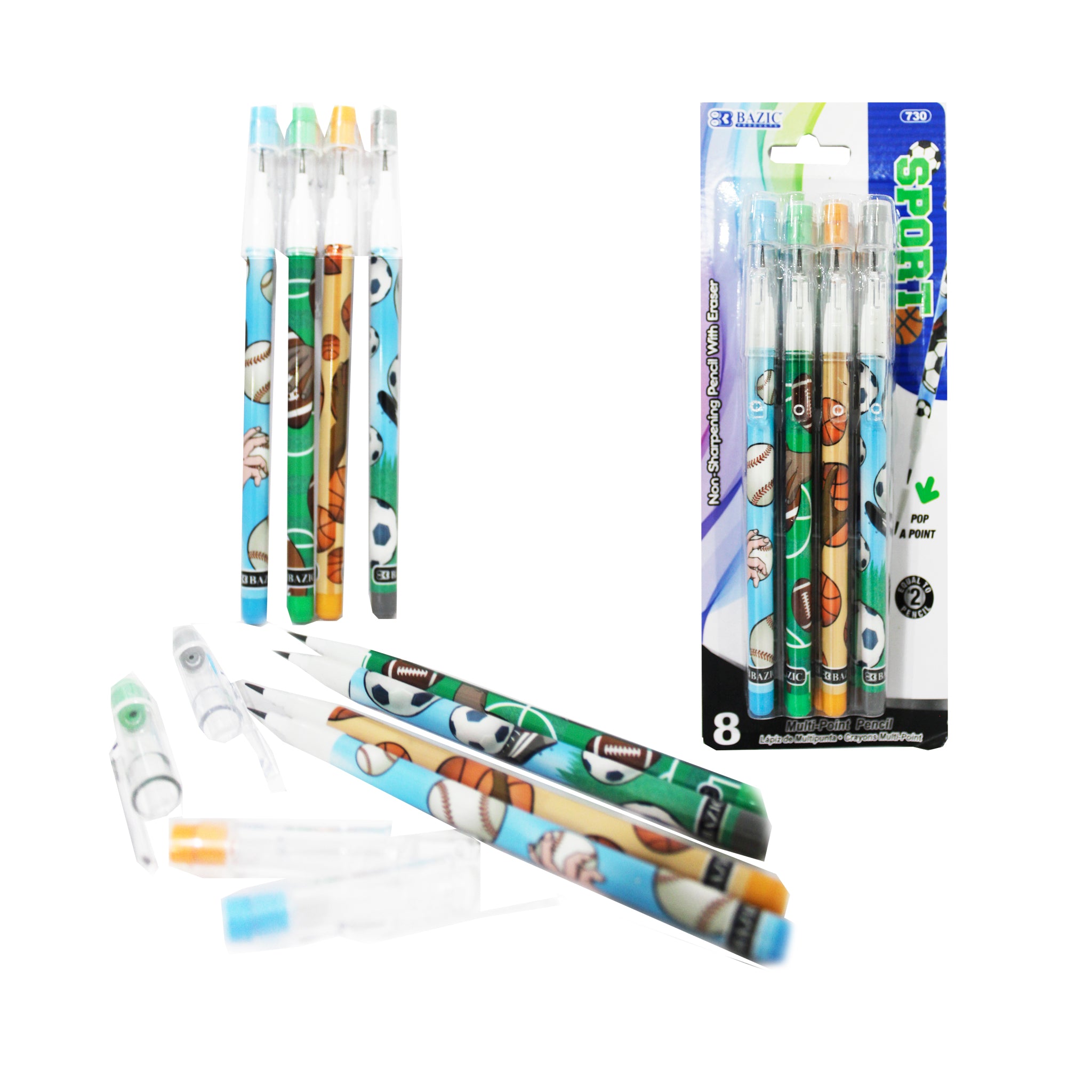 Lápiz De Puntas Intercambiables 6PCS