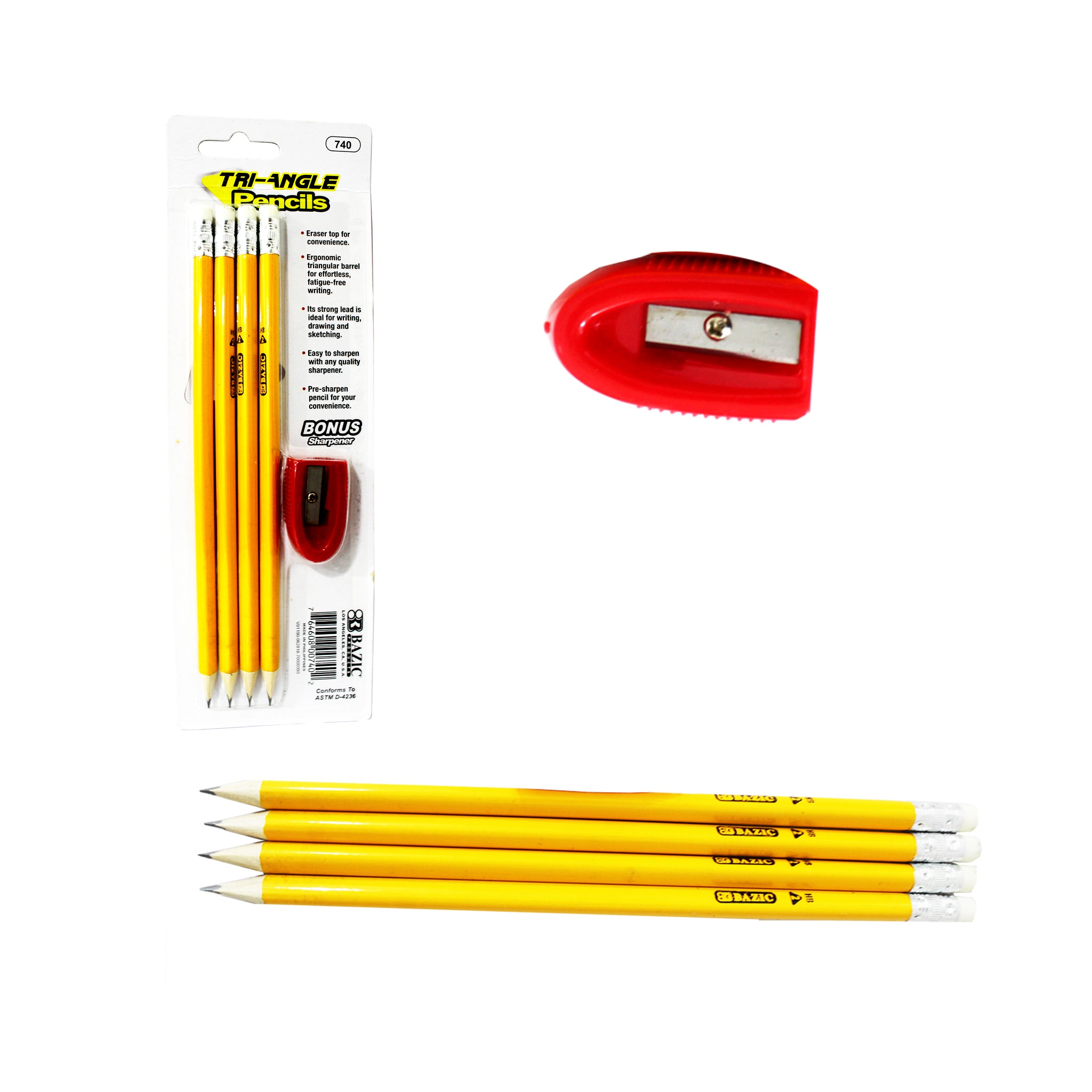 Lápiz Y Sacapunta 5PCS