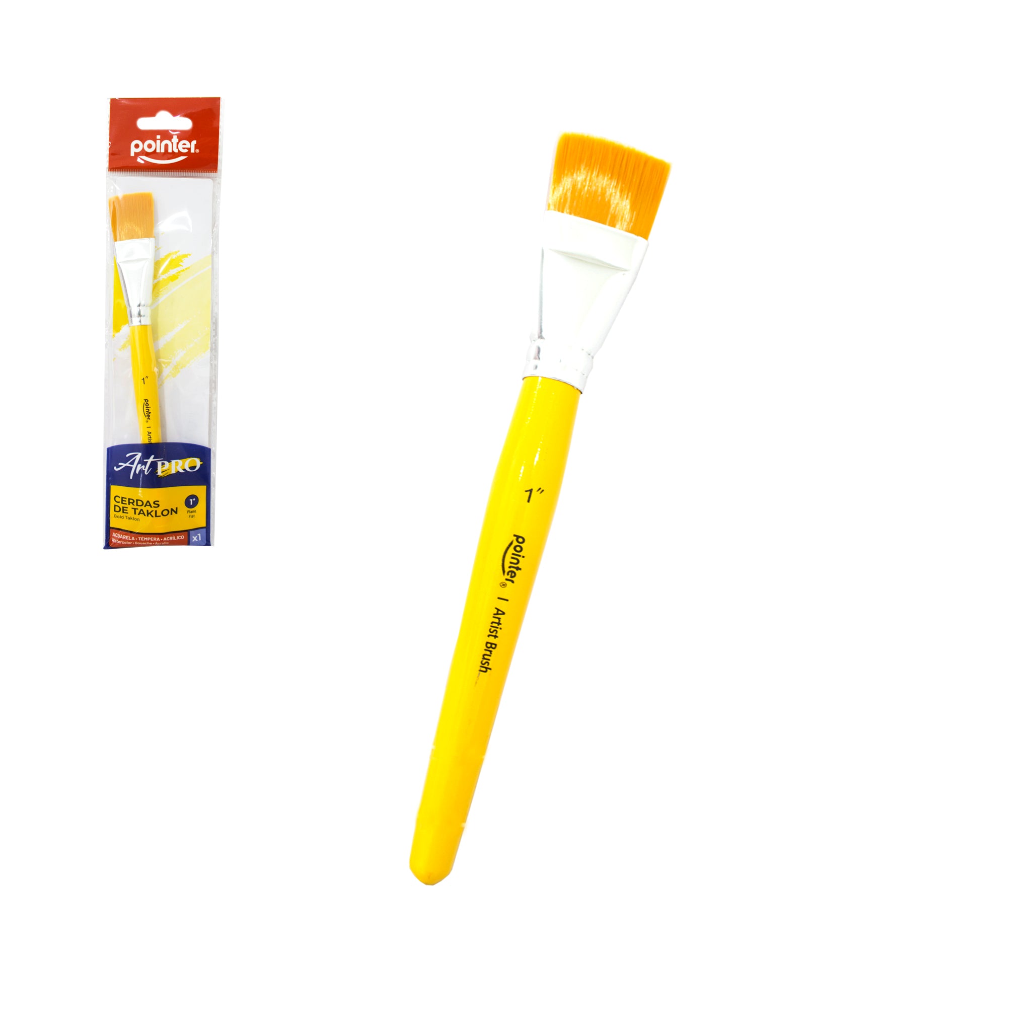 Pincel Artístico Plano 1"