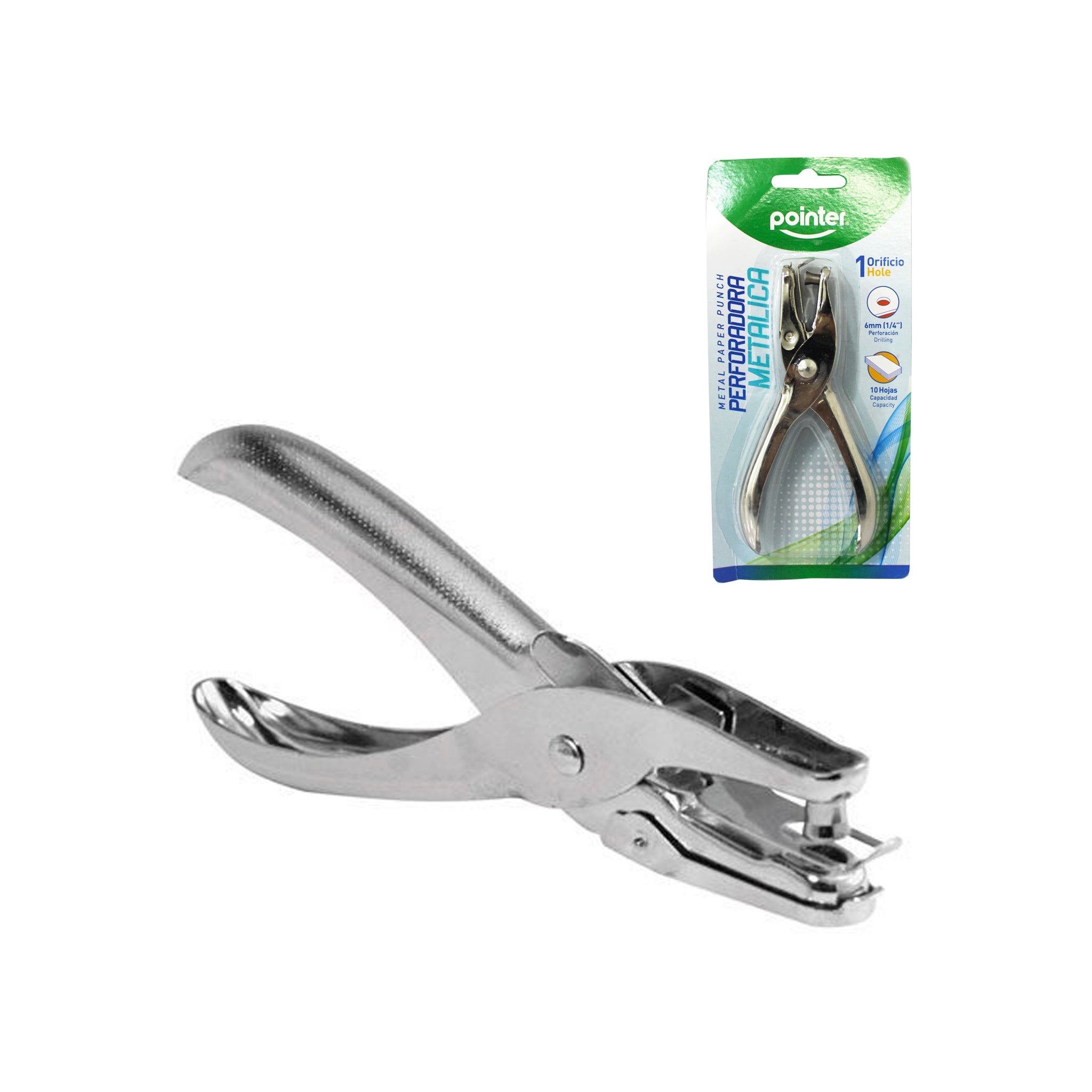 Perforadora De Metal (1 Hueco)