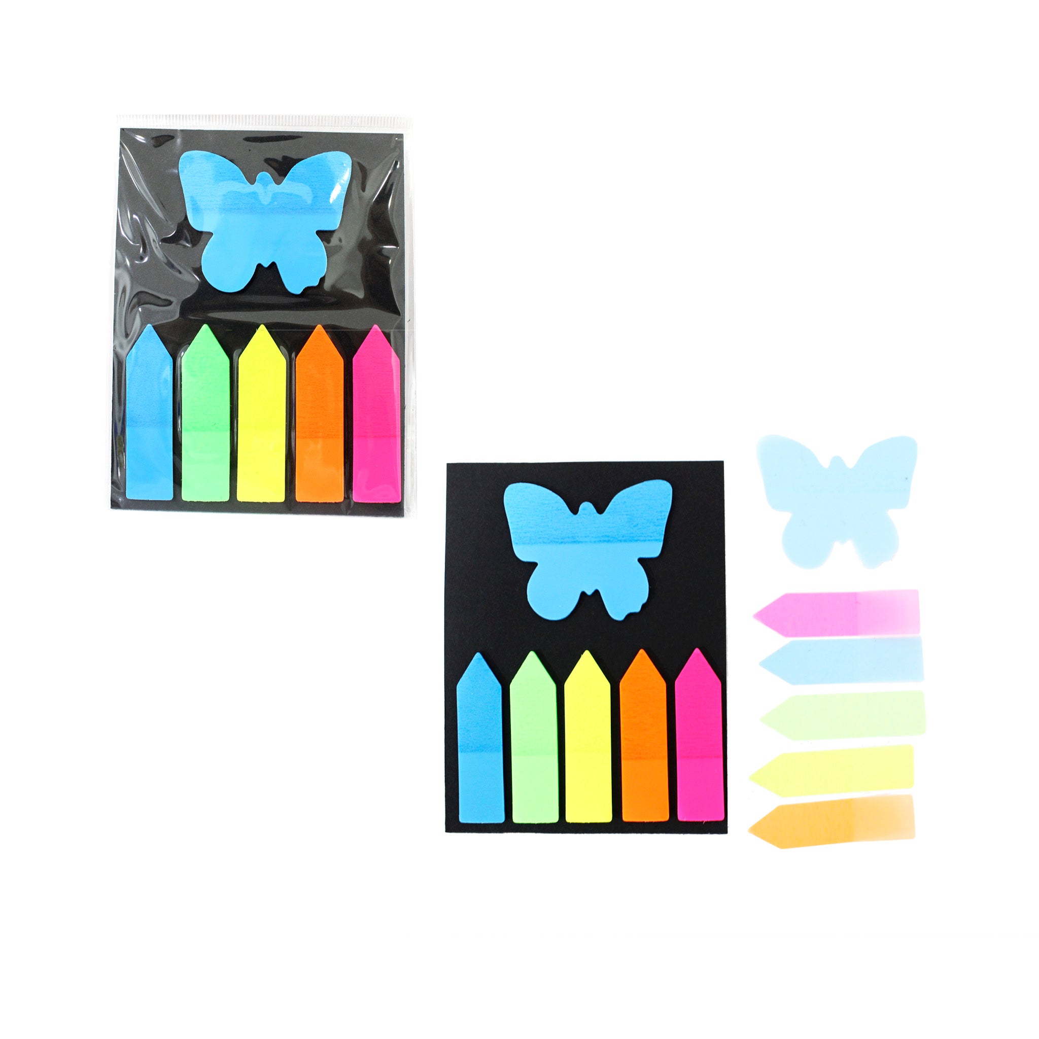 Marcadores De Páginas Colores Neón 5PCS